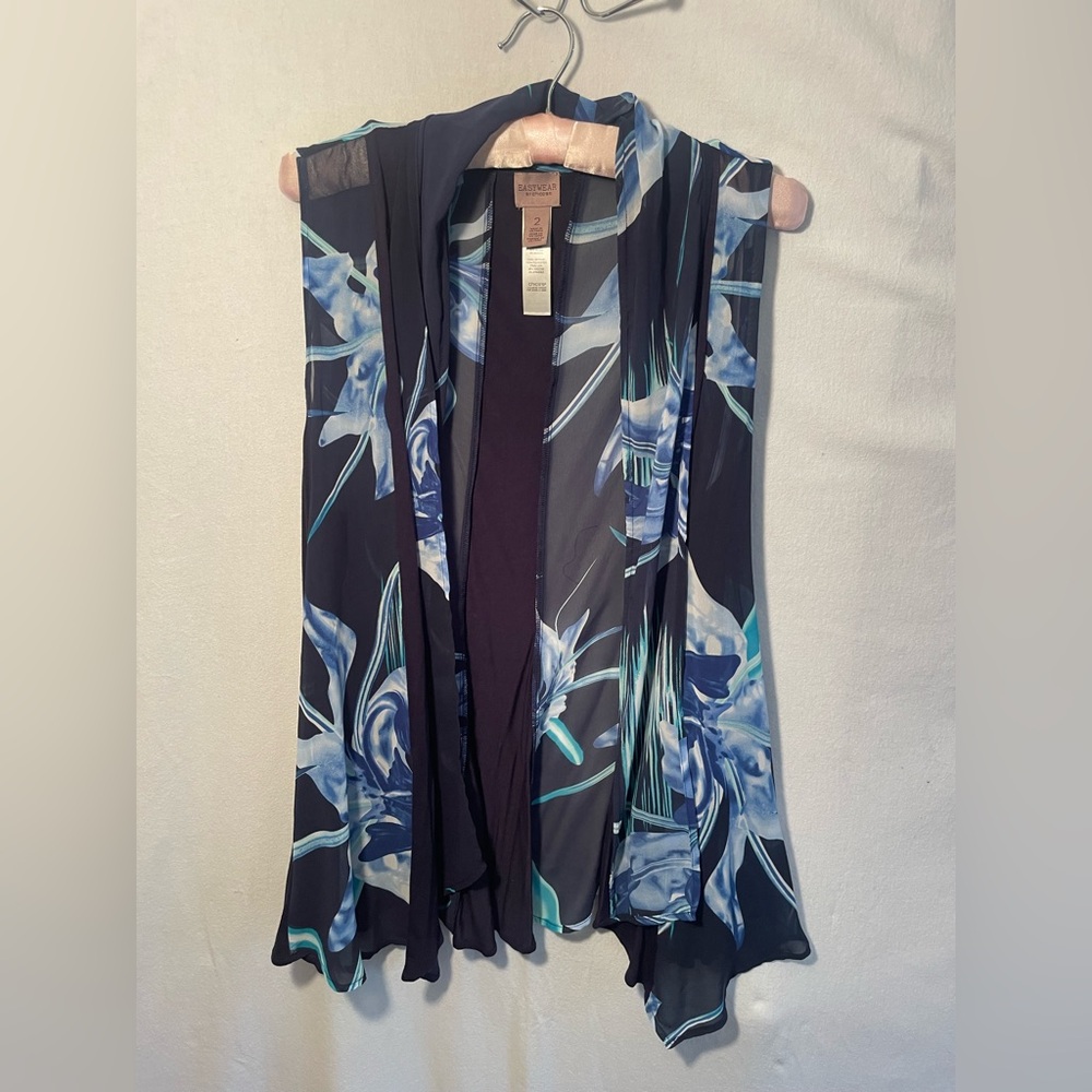 Chico's Easywear Floral Vest